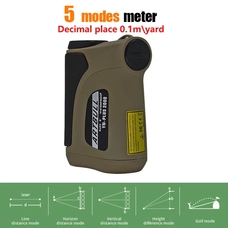 Telémetro láser monocular de larga distancia para caza - imagen 2
