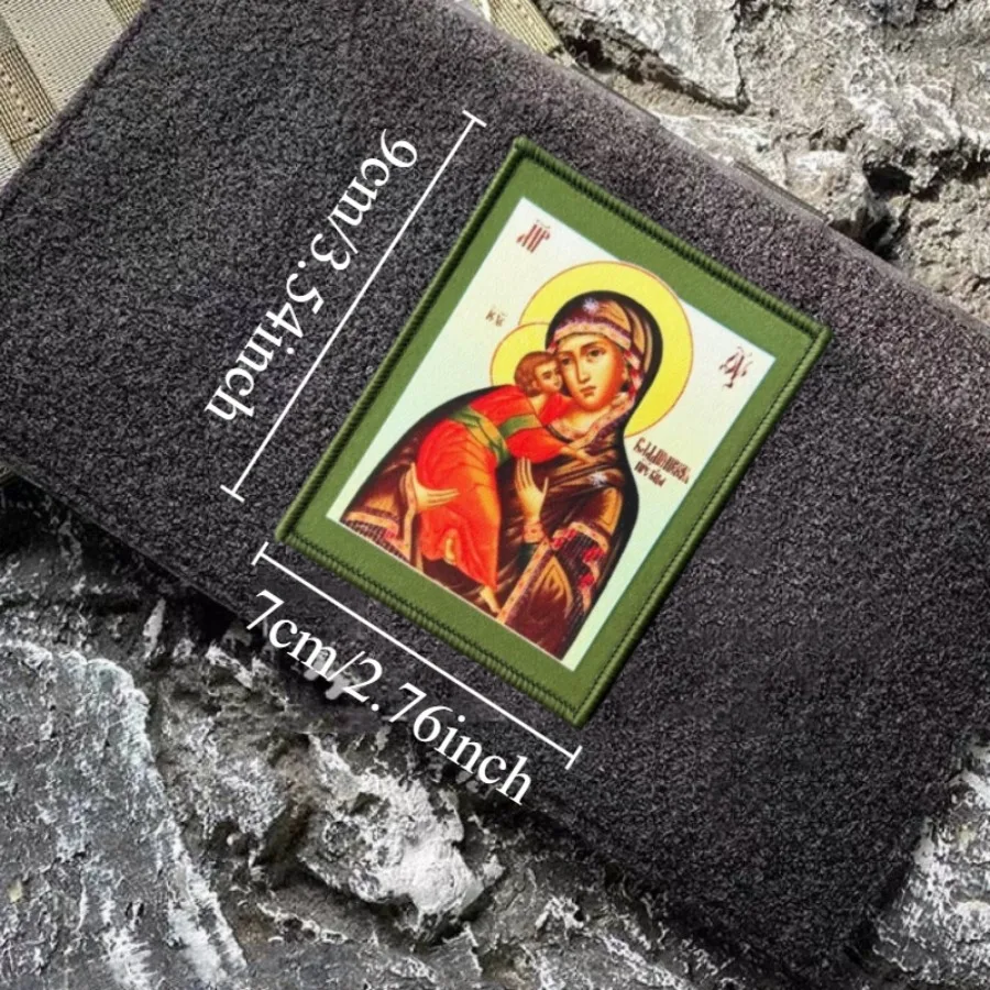 Parche táctico moral Vladimir Madre de Dios – gancho y bucle