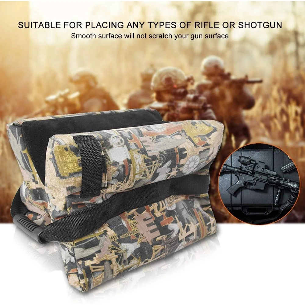 Saco de arena sin relleno camuflaje para apoyo tiro táctico outdoor - imagen 4