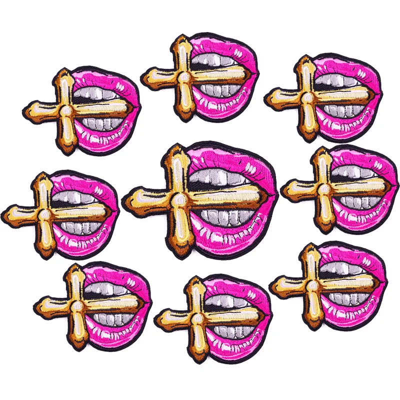 Parche termoadhesivo bordado Sunr Moon champiñones para coser o planchar - imagen 2
