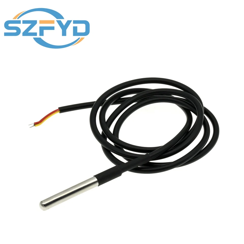 Sonda de temperatura DS18B20 impermeable rosca acero inoxidable - imagen 3