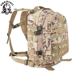 Mochila táctica MOLLE camuflaje 3D para camping y senderismo