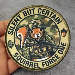 Squirrel Force One parche táctico bordado con velcro seguro
