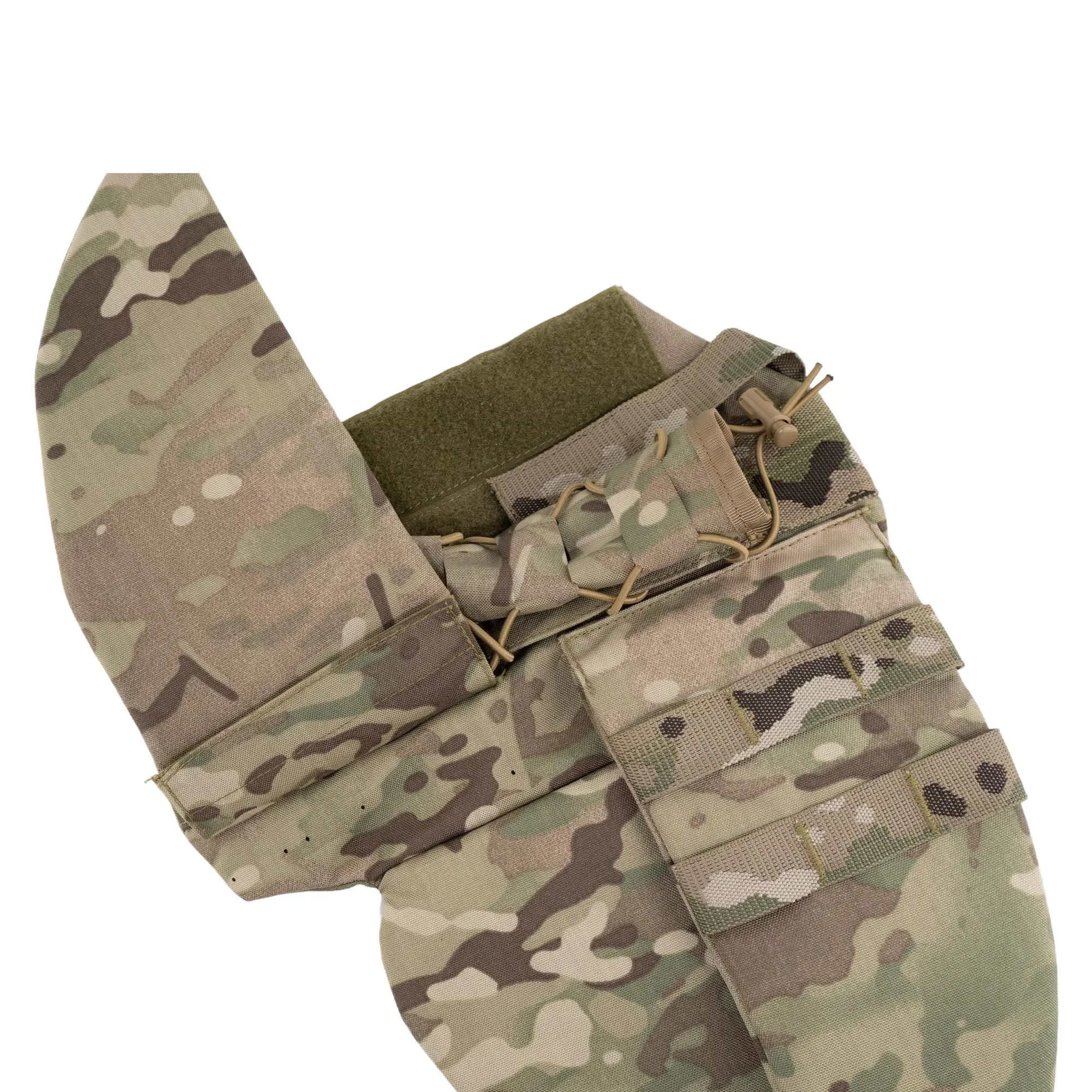 ARS Chaleco táctico MOLLE con protección cruzada y bolsa ventral - imagen 2