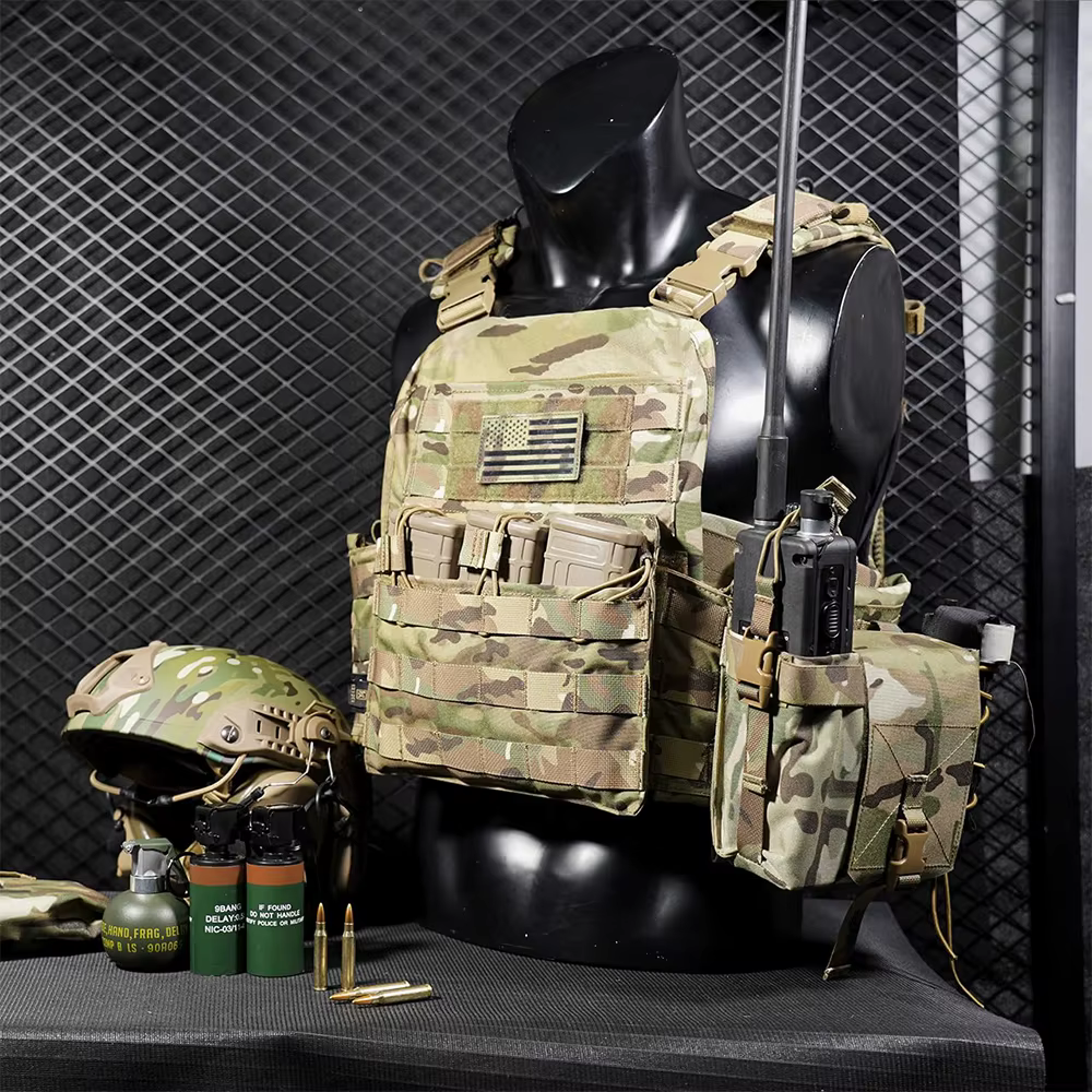 Bolsa táctica MOLLE multifuncional para radio cargadores y botella - imagen 4