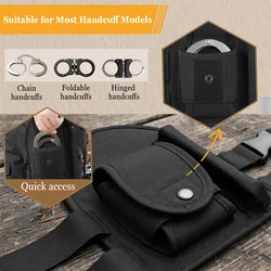 Funda táctica de pierna extracción rápida para bastón y cadenas