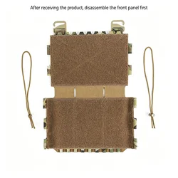 Chaleco táctico MOLLE cortado a láser infantil ligero para airsoft