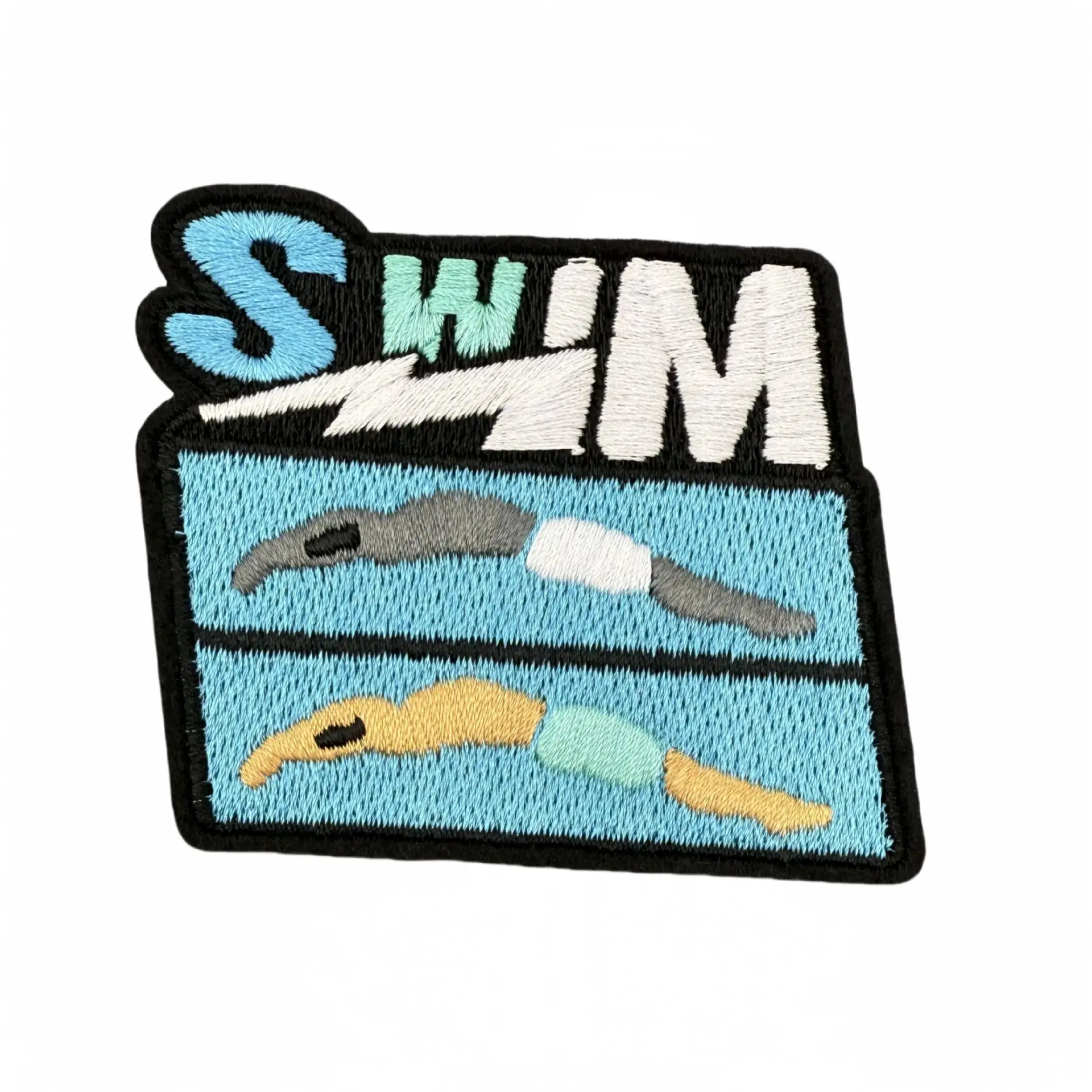 Parche bordado Swimmer natación amor – Aplique textil infantil - imagen 5