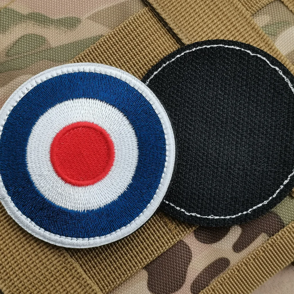 Parche bordado Royal British – Insignia Union Jack con gancho - imagen 2