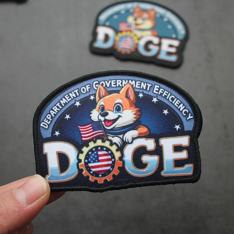 Parche táctico PVC Doge bandera EE. UU. extraíble - imagen 4