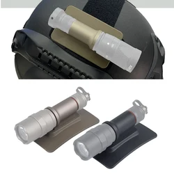 Soporte de linterna táctica para casco M300, de aluminio