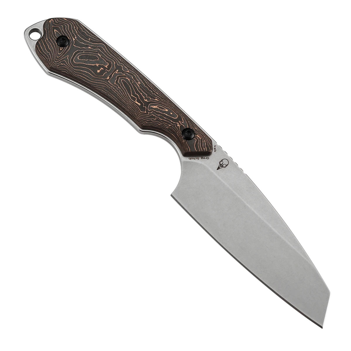 Kansept G019 Valk cuchillo hoja fija Nitro V mango G10 fibra carbono - imagen 4