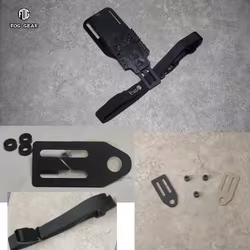 Correa táctica elástica para muslo con extensión de funda modular