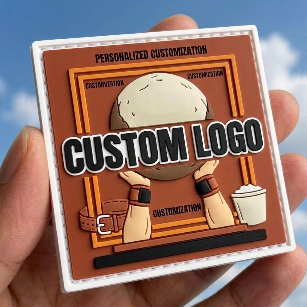 Parche PVC personalizado 3D con velcro y aplicación termoadhesiva - imagen 5