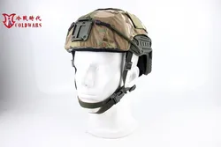 Funda para casco táctico EMR MOX con doble riel exterior MOLLE