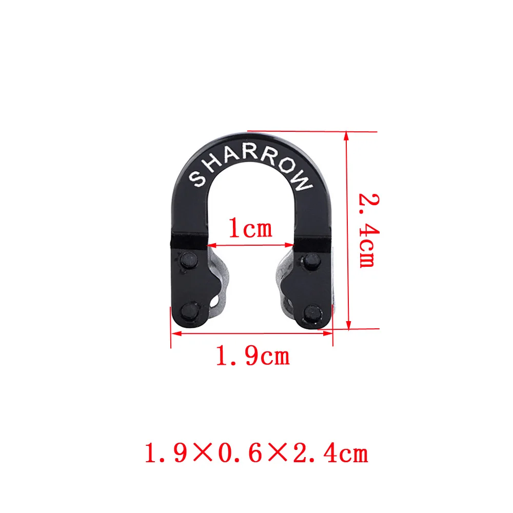 Anillo en D metálico para arco compuesto, punto seguridad fijo - imagen 2