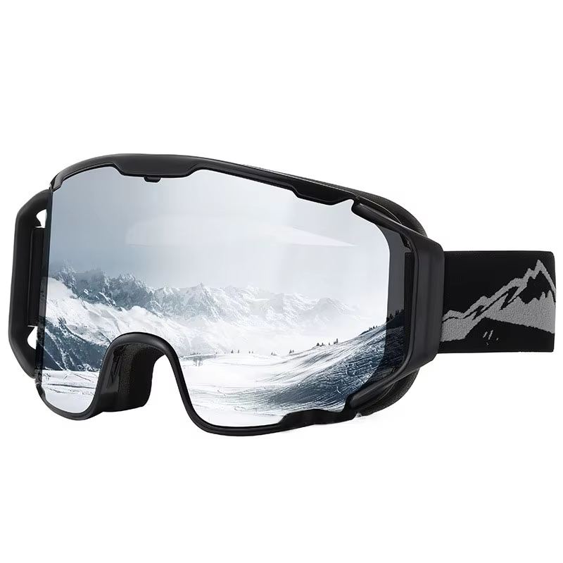 JSJM Gafas de esquí antiniebla doble capa a prueba de viento
