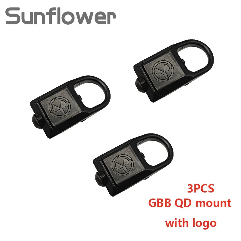 Adaptador QD táctico de liberación rápida para correa rifle, Picatinny