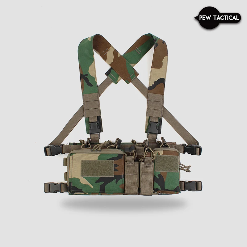 Pew D3CRH chaleco táctico de pecho para entrenamiento y campo