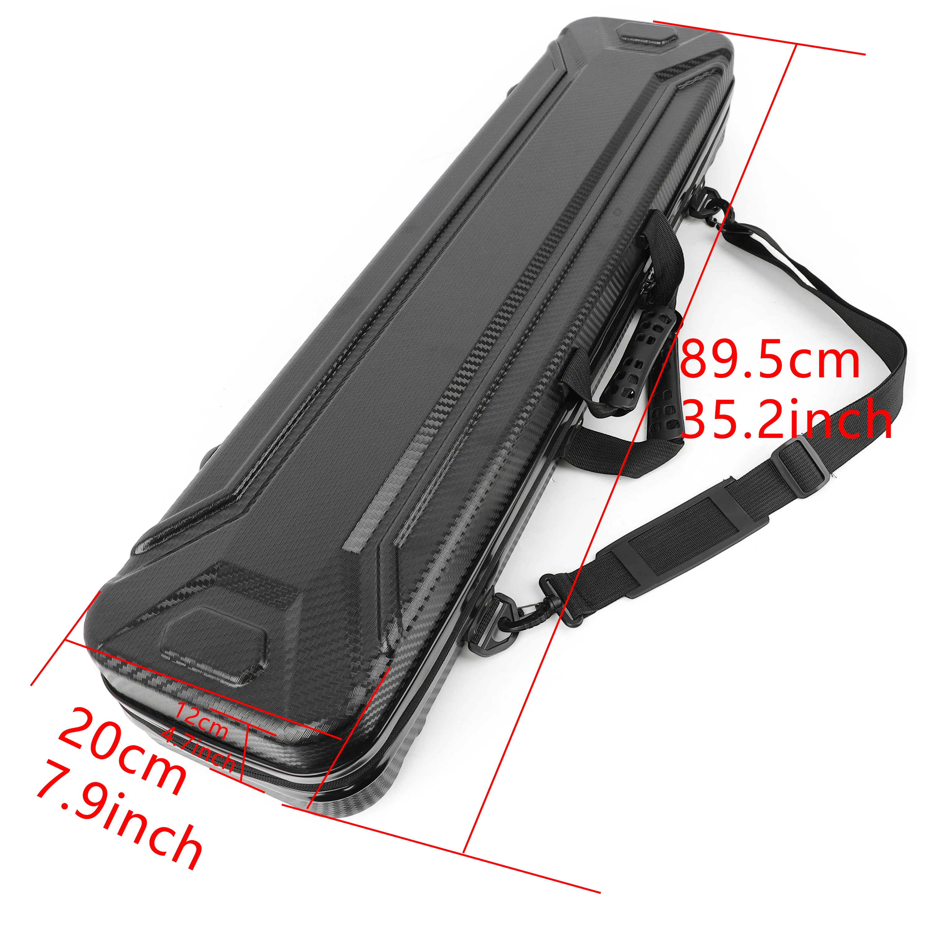 Estuche arco recurvo carcasa rígida ABS ligero para caza y práctica - imagen 5
