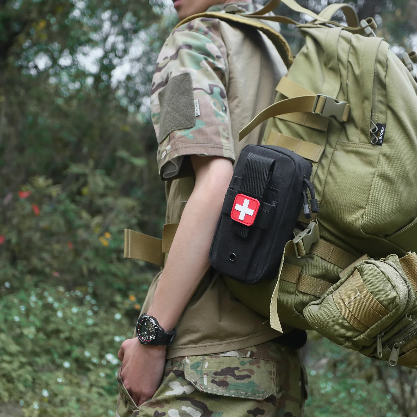 Bolsa médica EDC táctica con torniquete - Botiquín primeros auxilios - imagen 5