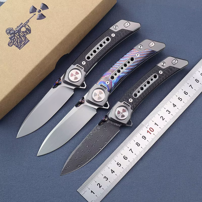 Dama cuchillo plegable táctico M390 con flipper