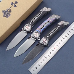 Dama cuchillo plegable táctico M390 con flipper