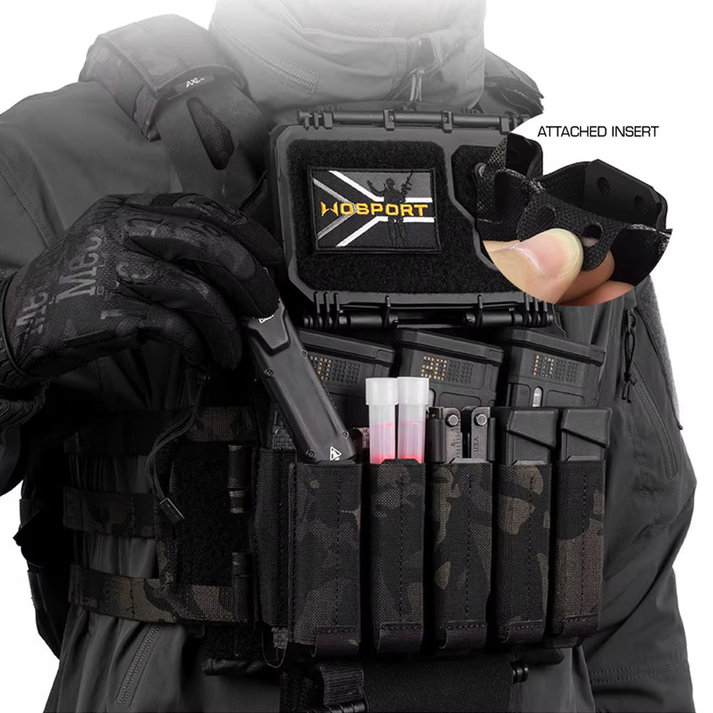 Bolsa táctica MOLLE elástica multiusos para cargador de pistola 9mm - imagen 2