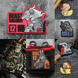 Parche 3D PVC lobo guerrero para mochila MOLLE