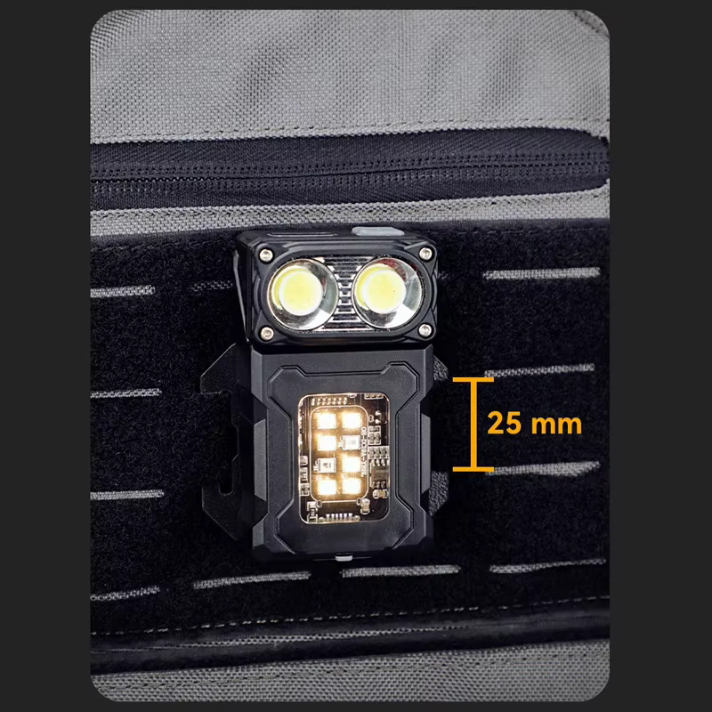 Luz de trabajo táctica EDC IP45 portátil con clip MOLLE - imagen 3