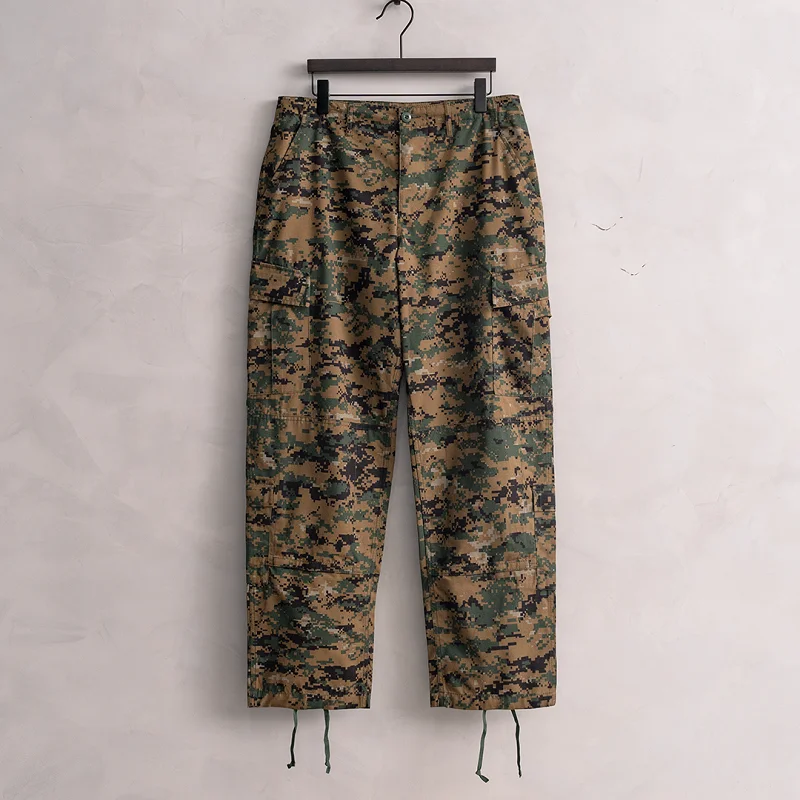 Pantalones tácticos estilo jungla antiarañazos con muchos bolsillos