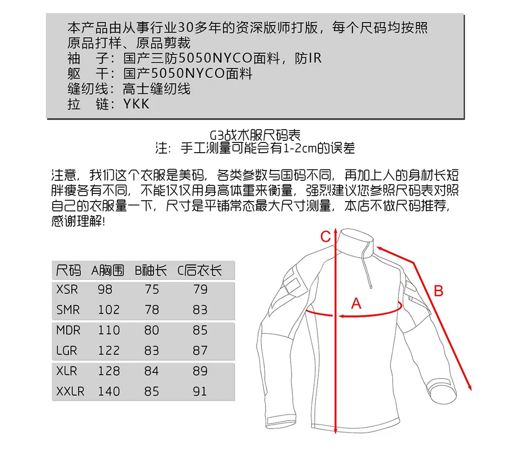 Primer plano del tejido y costuras de la camiseta táctica PEW TACTICAL Gen3