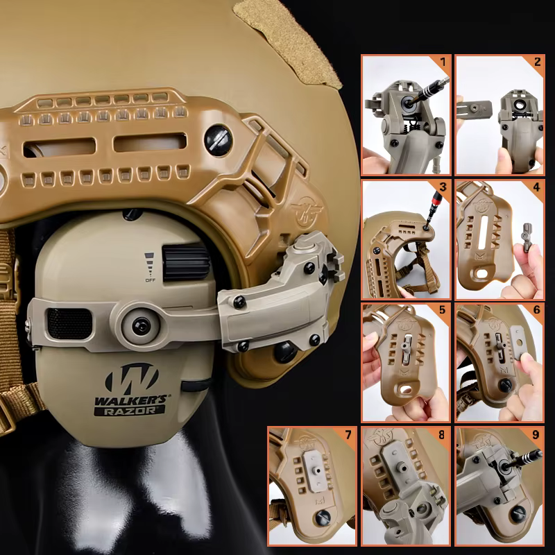 WADSN Earmor Auriculares Tácticos Airsoft Cancelación de Ruido - imagen 2