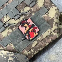 Parche táctico de moral insignia anime chica para coser o planchar