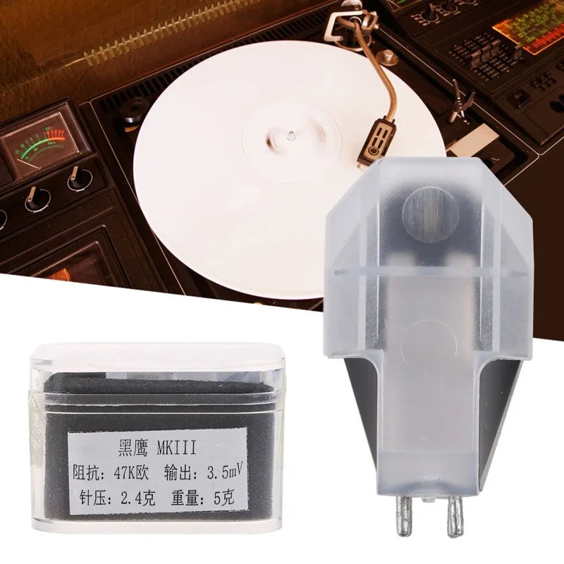 MM Cartucho magnético móvil para tocadiscos fonógrafo ovalado - imagen 2