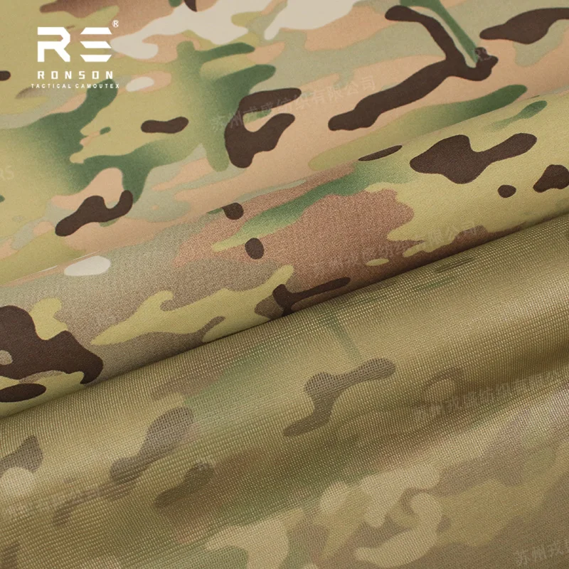 Tela impermeable transpirable Taslan TPU MC camuflaje para exterior - imagen 3