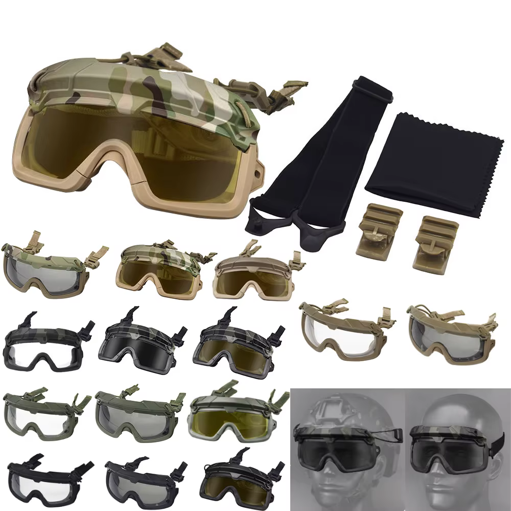 Gafas casco táctico VULPO – Protección ocular para operador - imagen 5
