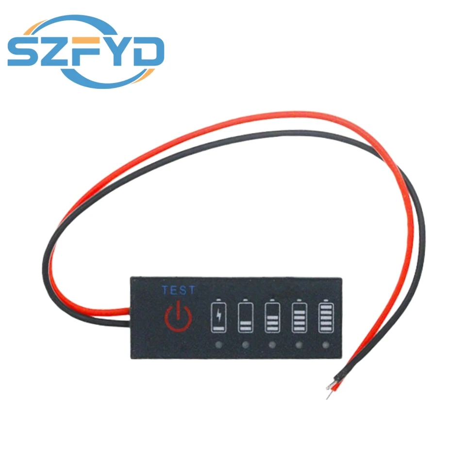 Medidor de batería Li-ion LiPo 1S-7S, 3,7-29,4V con indicador