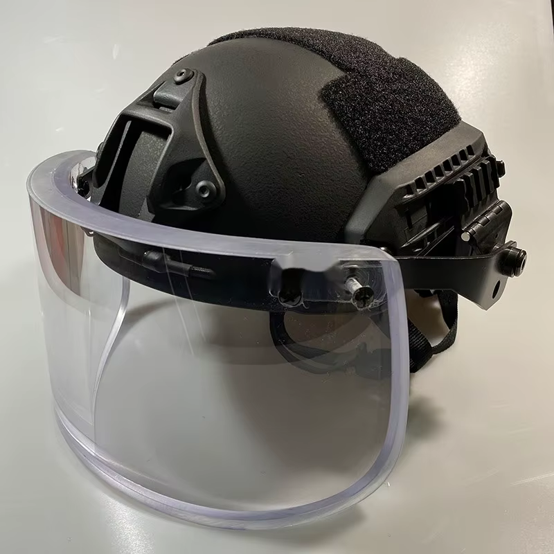 Casco balístico táctico nivel IIIA con protector facial - imagen 4