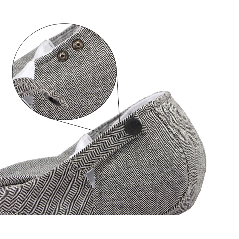 Gorra Plana Tweed Unisex – Estilo Newsboy con Visera y Espiga - imagen 5