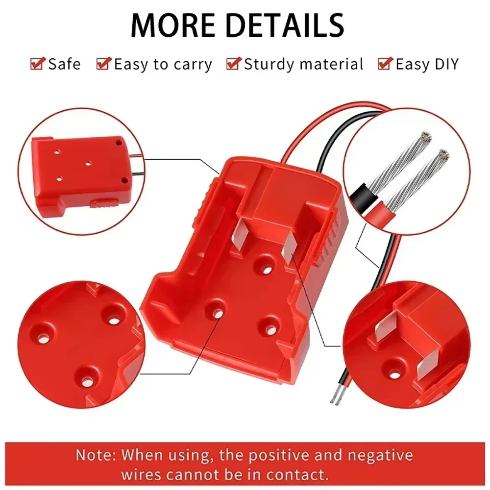 Detalle del adaptador DIY