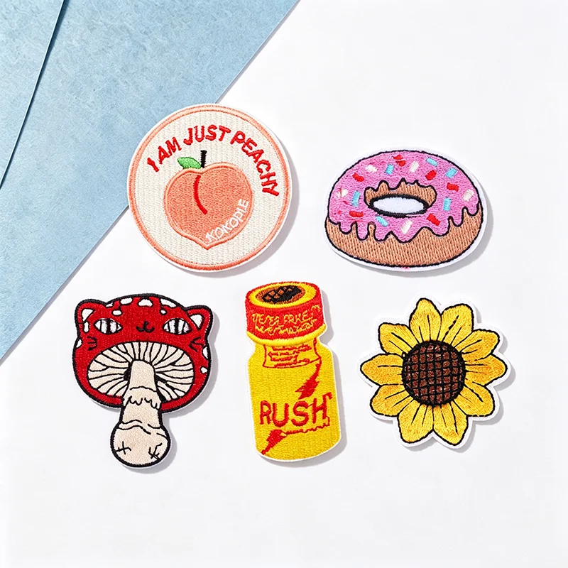 Parches termoadhesivos de frutas y alimentos, fusibles DIY para ropa - imagen 3