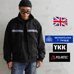 Chaqueta táctica reflectante cálida con forro polar FBI