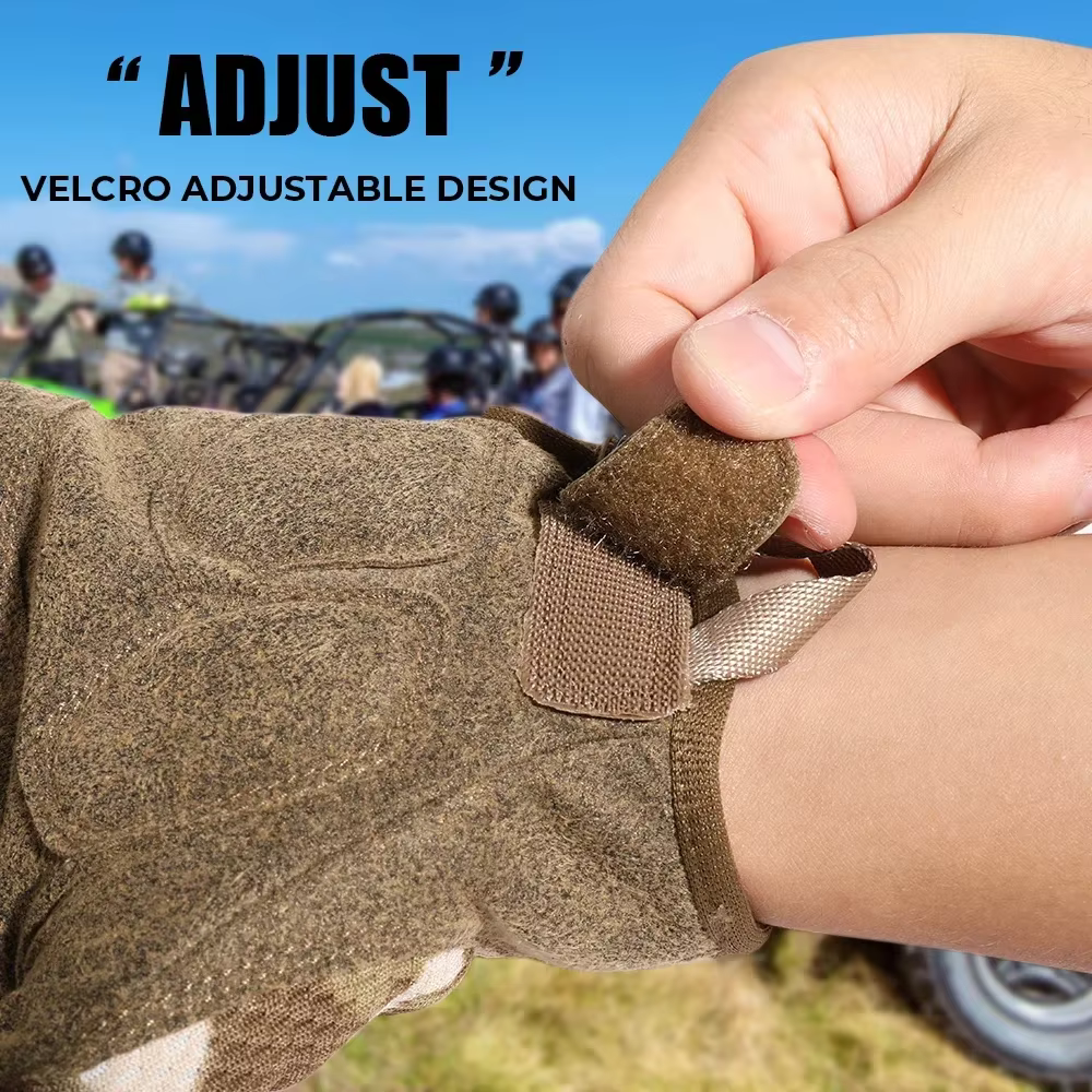 Guantes tácticos medio dedo con pantalla táctil para senderismo y caza - imagen 4