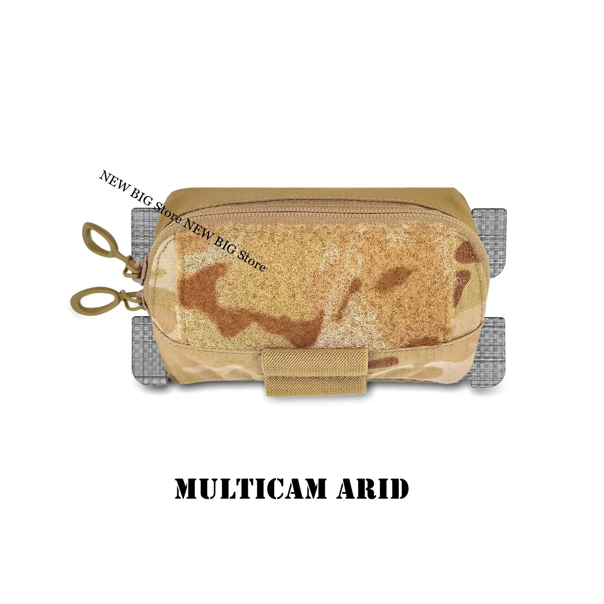FCPC Chaleco táctico con panel MOLLE y bolsas EDC para pecho airsoft - imagen 3