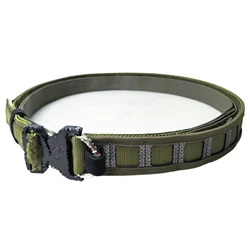 Cinturón táctico MOLLE liberación rápida para airsoft, paintball