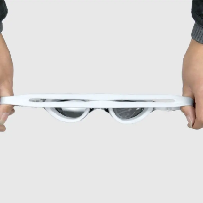 Ajuste de las gafas en posición frontal