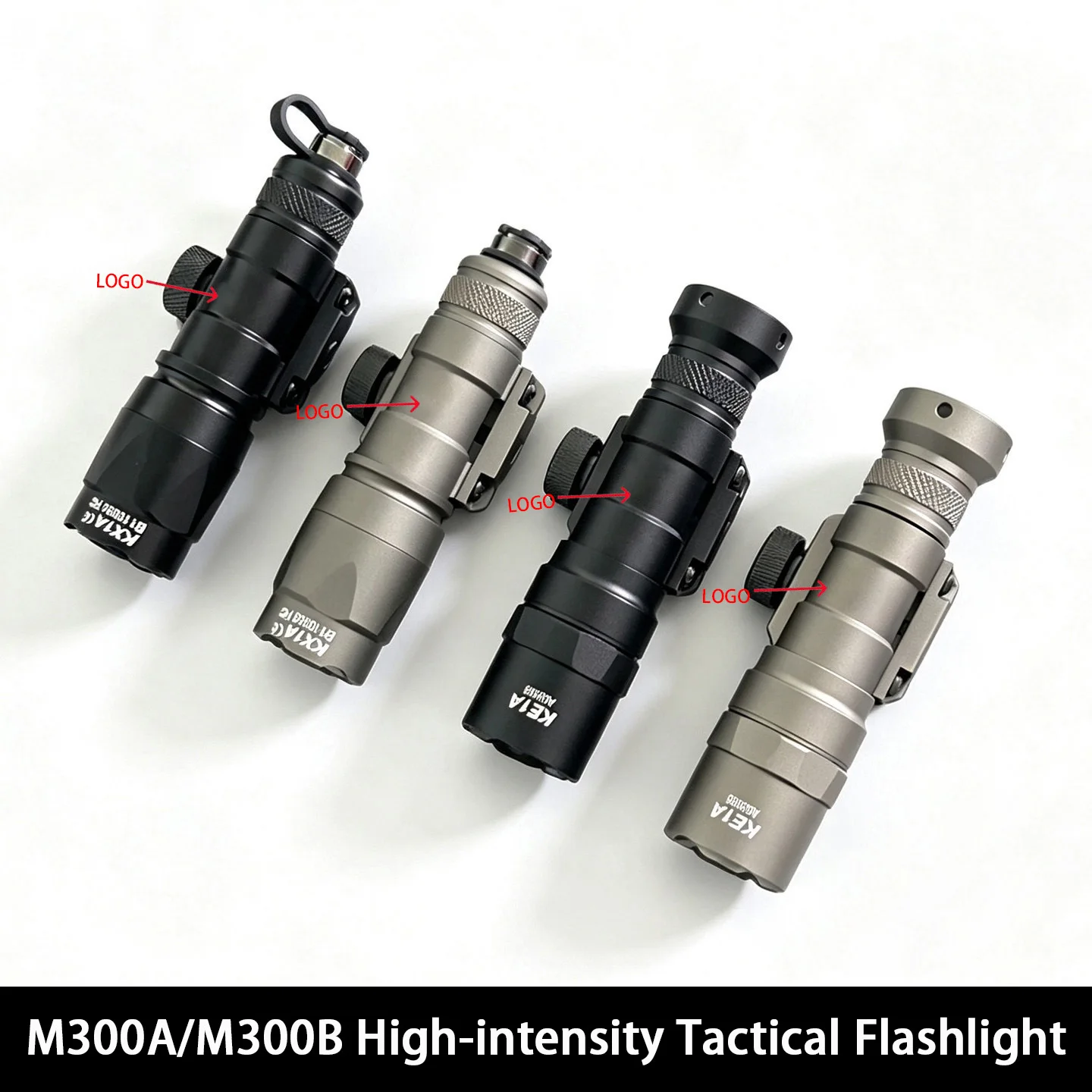 SureFire linterna táctica M600 con Modbutton Lite y rail 20 mm