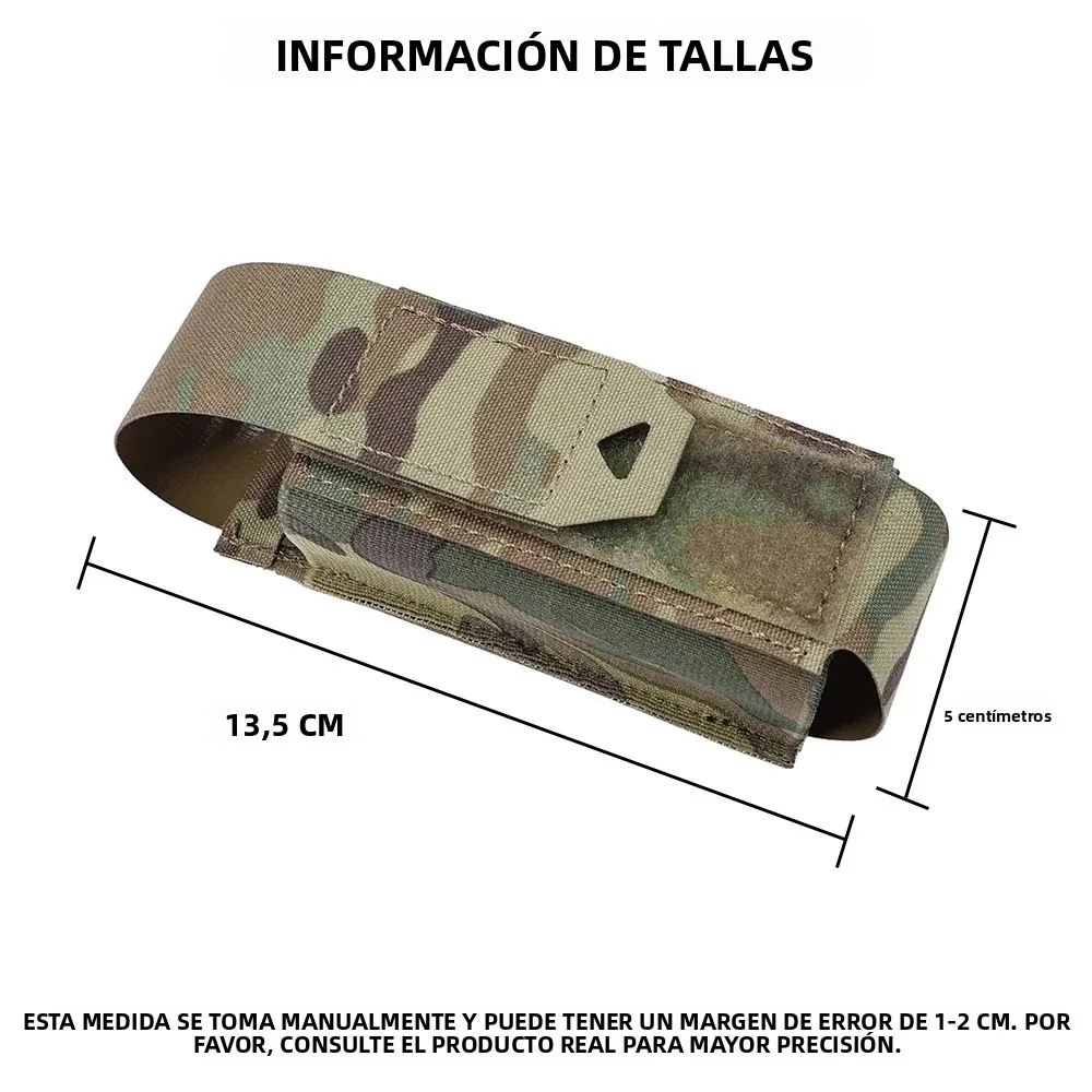 SINAIRSOFT Portafusil táctico MOLLE para cargador y flashbang - imagen 2