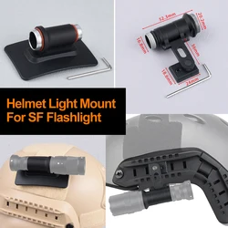 Soporte táctico M300 M300V para riel casco FAST ARC – Linterna Scout LED
